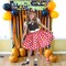 Girls Minnie Mouse Costume Red Polka Dot Dress Headband Outfit Toddler